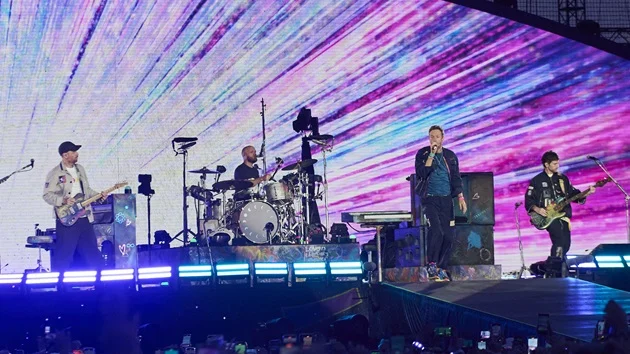 Coldplay concert ‘kiss cam’ moment goes viral when Chris Martin jokes about an affair