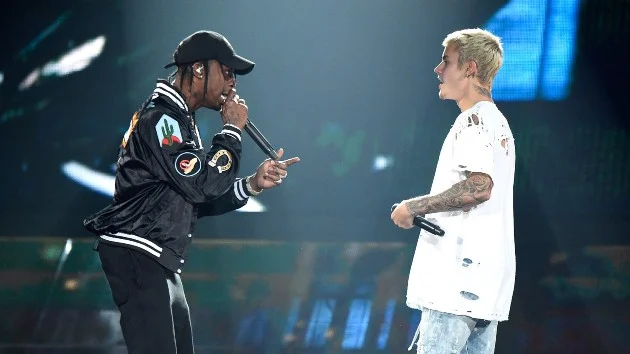 Travis Scott shows love for Justin Bieber’s ‘Swag’ after beating him to #1