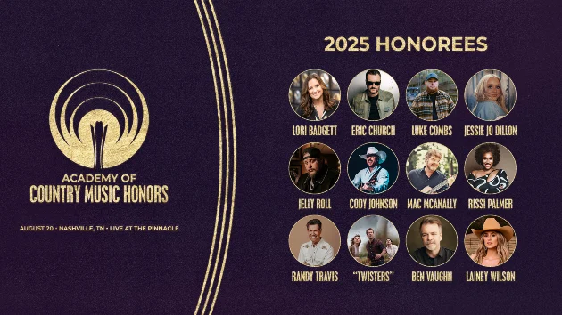 Eric Church, Luke Combs, Jelly Roll, Cody Johnson & more to receive ACM Honors