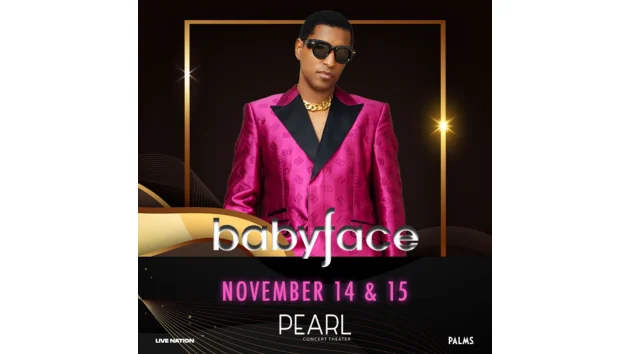 Babyface returning to Sin City for two nights