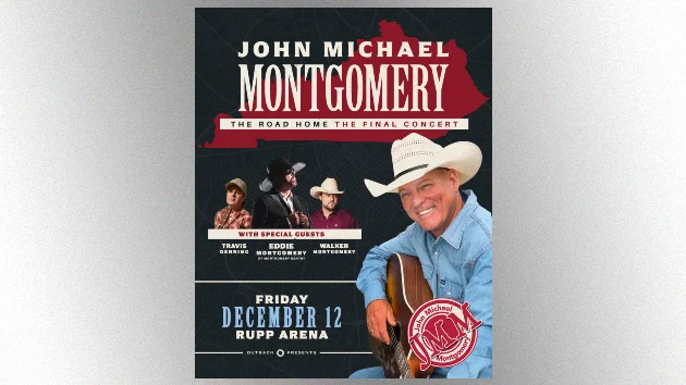 John Michael Montgomery to close 2025 with farewell performance