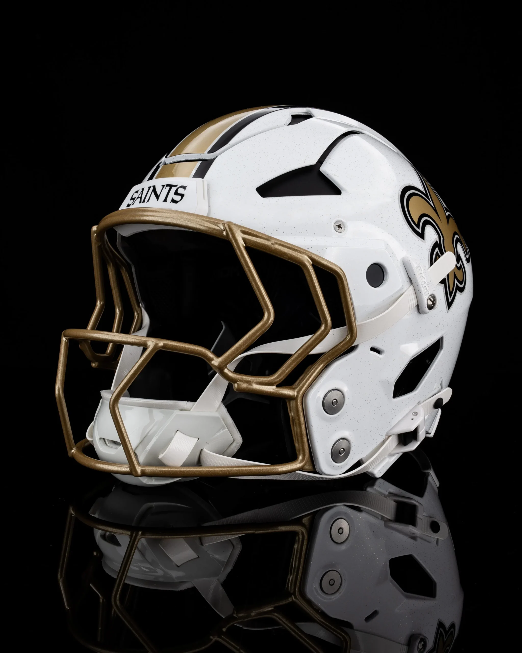 Saints unveil new alternate helmet