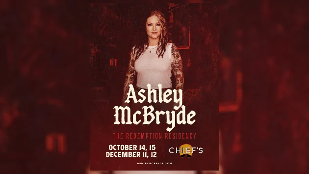 Ashley McBryde plans a 4-night residency at Eric Church’s Chief’s venue