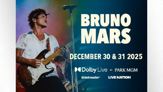 Bruno Mars sets New Year’s Eve show in Las Vegas