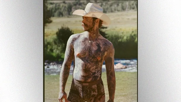 See Post Malone pose in camo undies for new SKIMS Men’s campaign