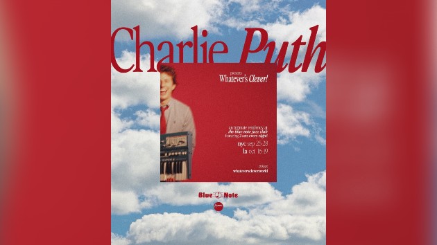 Charlie Puth sets intimate residencies in NYC, LA