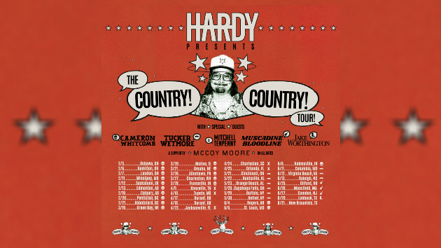 HARDY’s COUNTRY! COUNTRY! TOUR! is coming in 2026