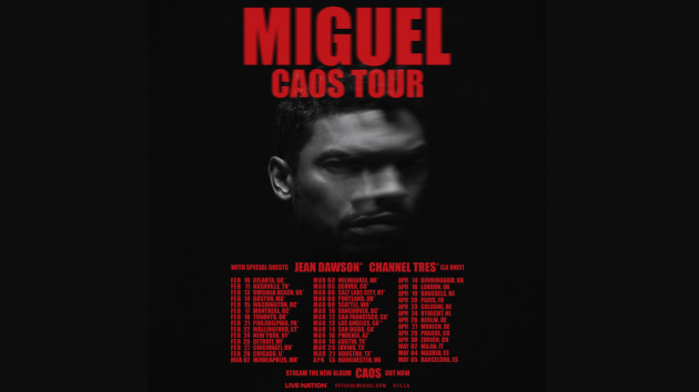 Miguel announces tour supporting latest album, ‘Caos’