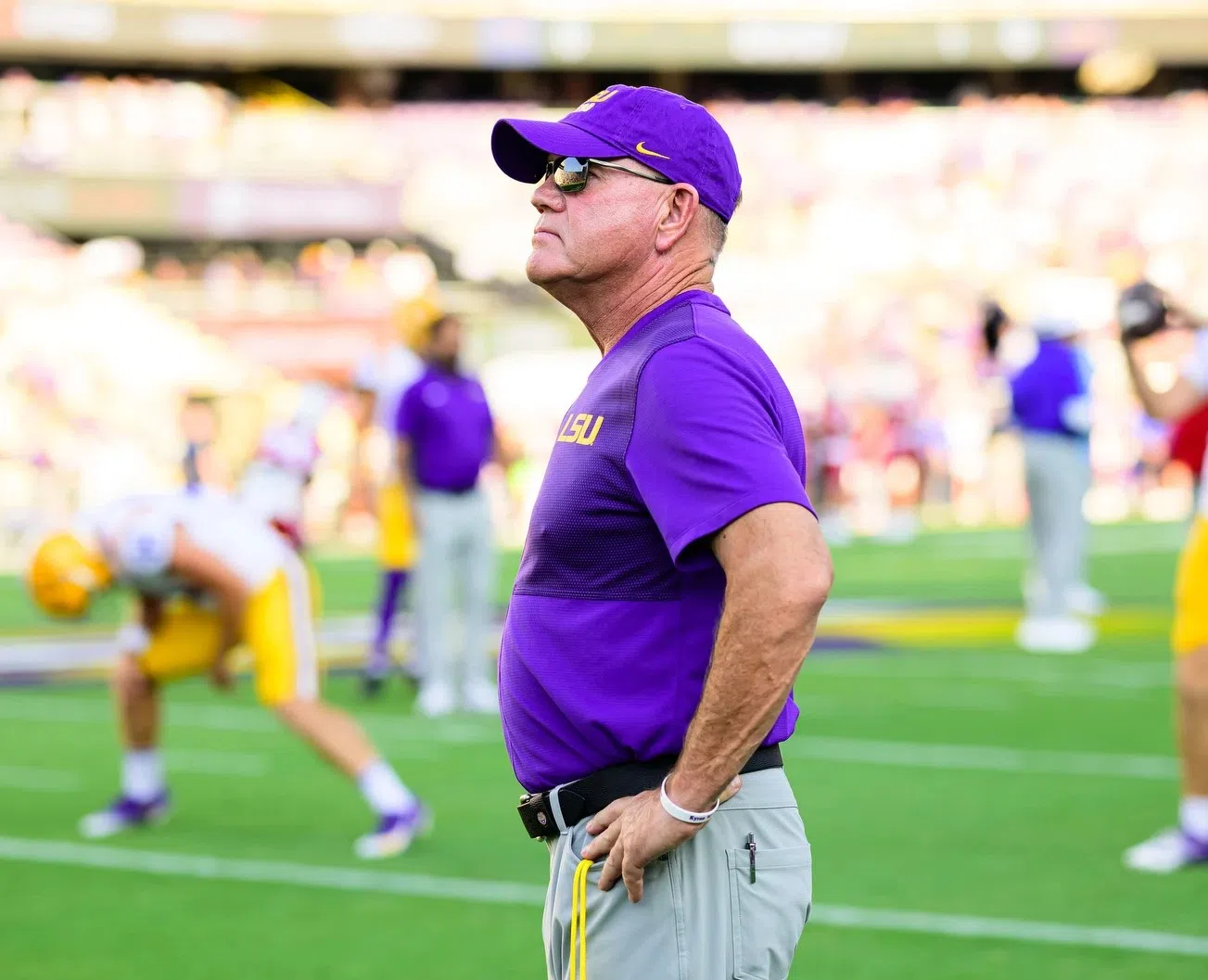 LSU football’s Brian Kelly addresses “misinformation” amidst Garrett Nussmeier surgery rumors