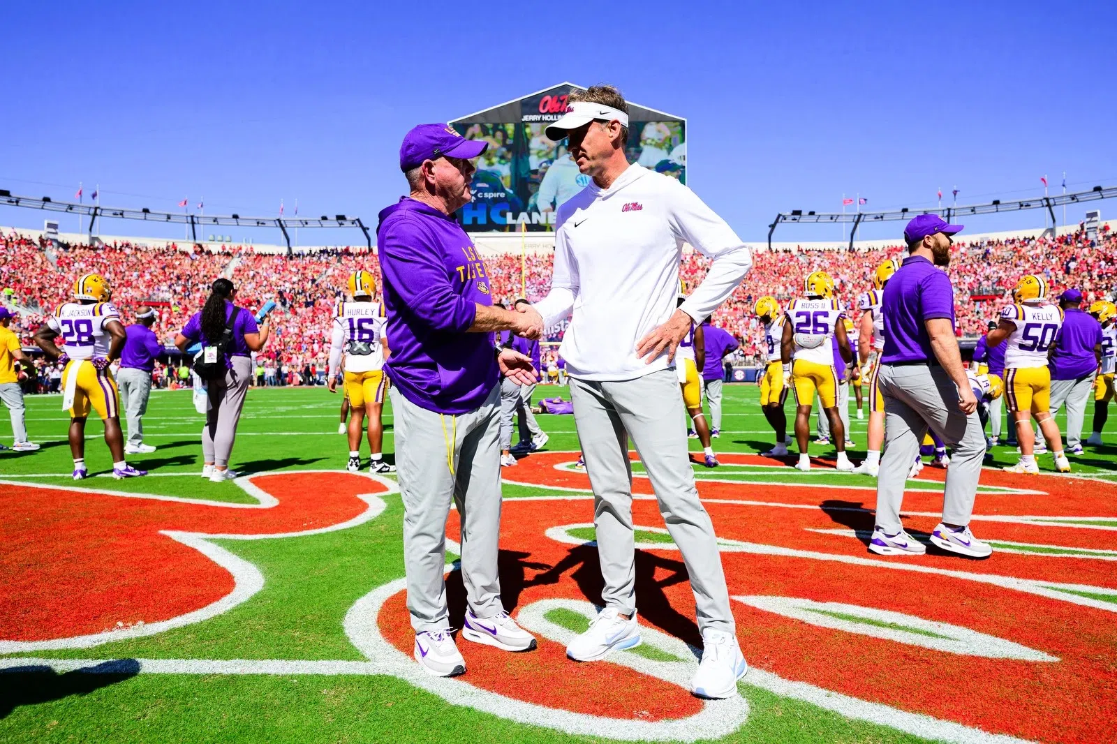 Oddsmakers have Ole Miss’s Lane Kiffin as early favorite to be next LSU head football coach