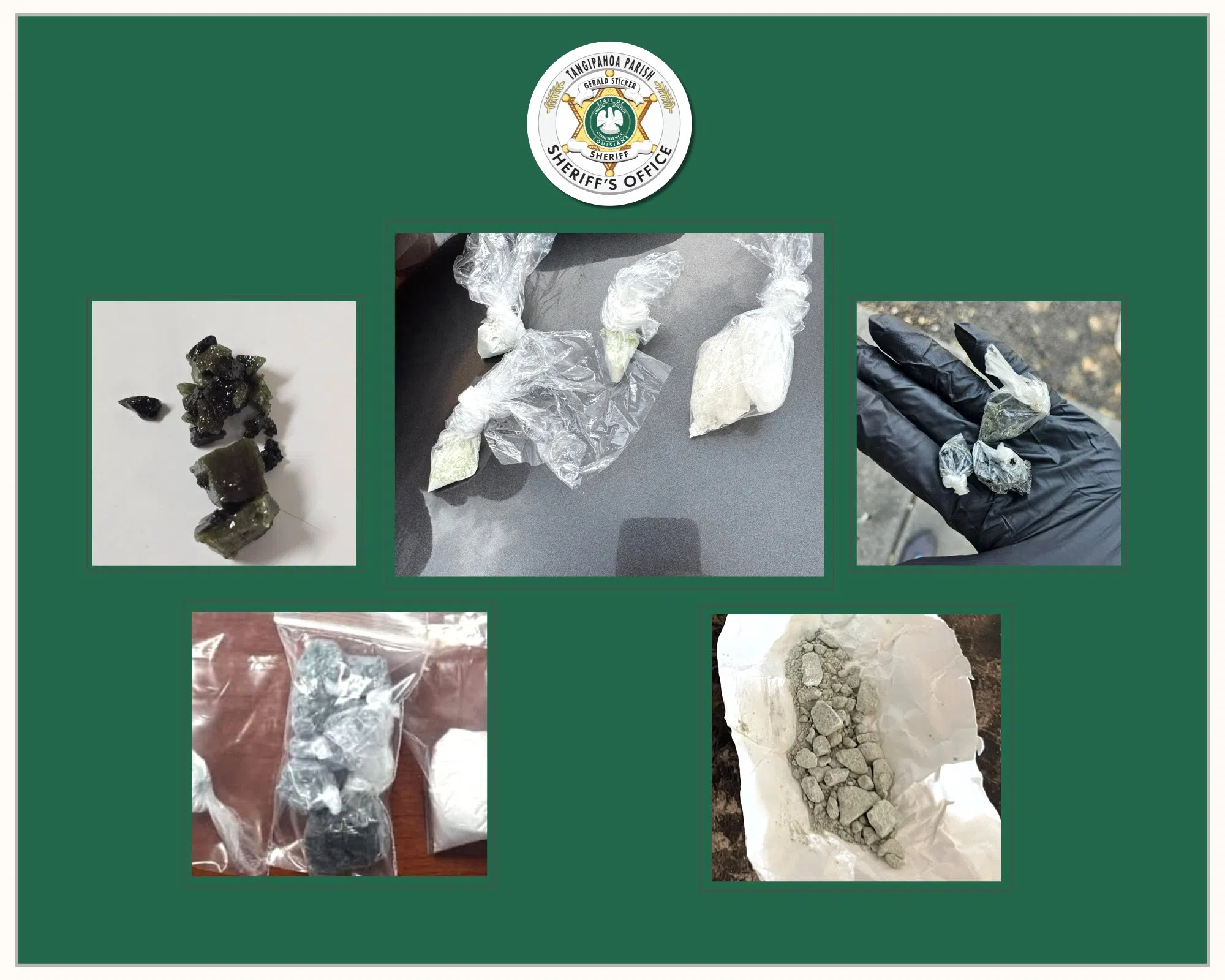 Tangipahoa Parish Sheriff’s Office issues warning of deadly green fentanyl circulating throughout Northshore and greater New Orleans