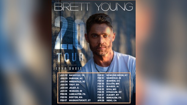 Get ready for Brett Young 2.0 on tour