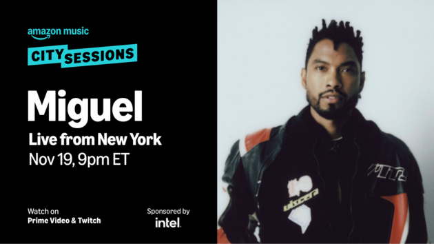 Miguel to perform ‘Caos’ and fan favorites on Amazon Music’s City Sessions
