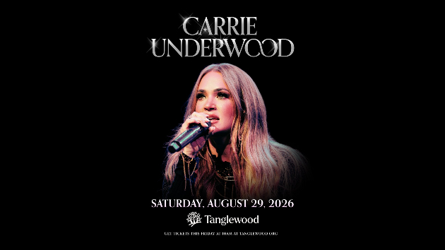 Carrie Underwood books Tanglewood Music Festival for 2026