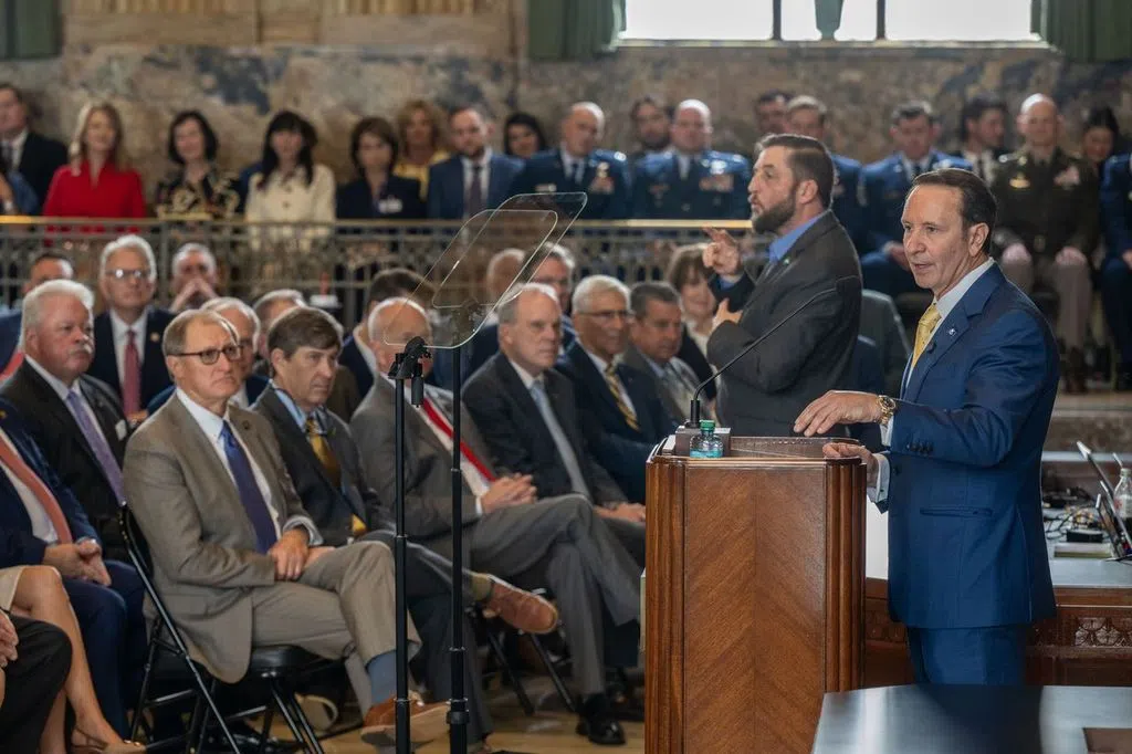 Governor Landry discusses legislative priorities in the State of the State address