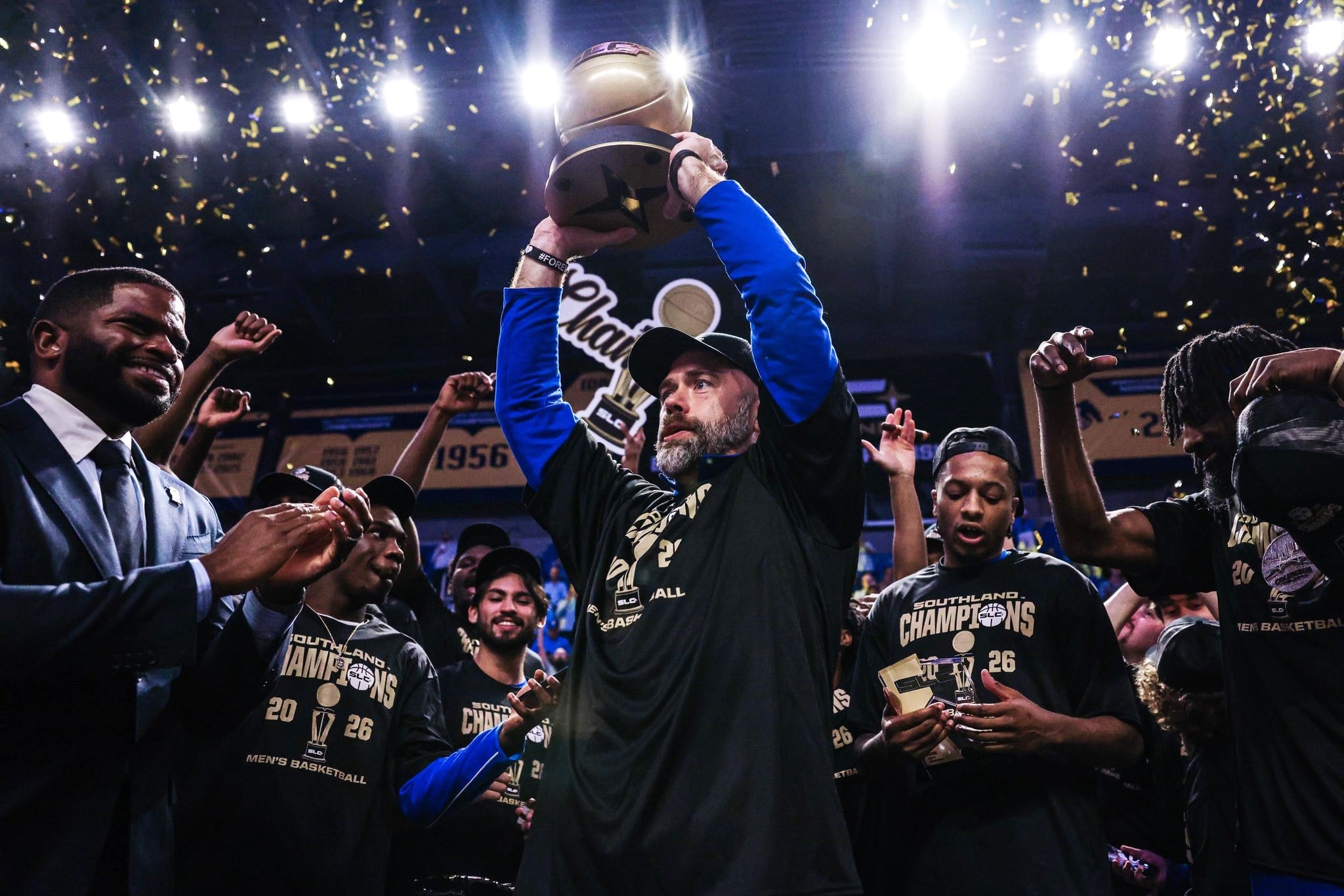 Three-peat: McNeese State University Men’s basketball team heading back to NCAA Tournament for third consecutive year after winning Southland Conference Tournament