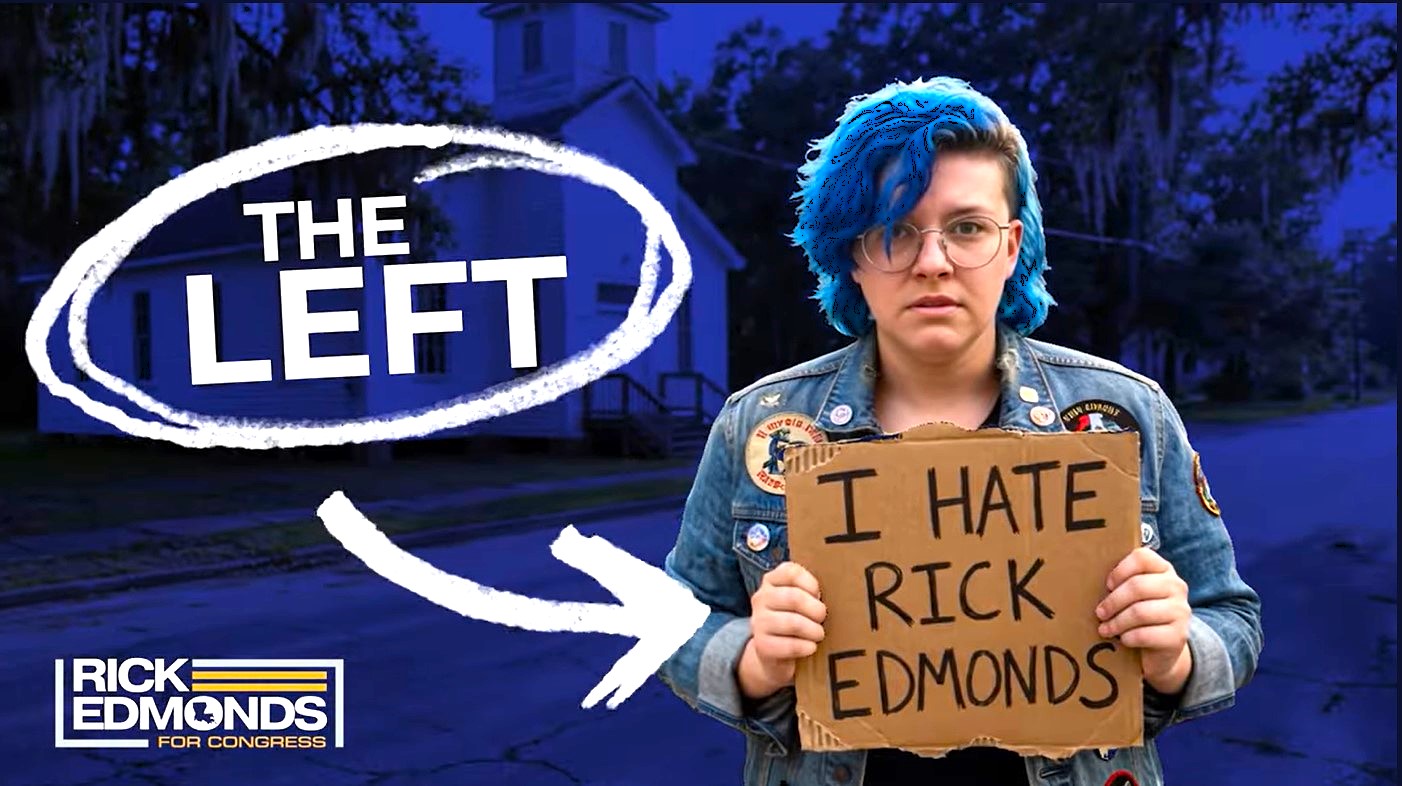 An AI-generated political ad supporting congressional candidate Rick Edmonds is a first for Louisiana