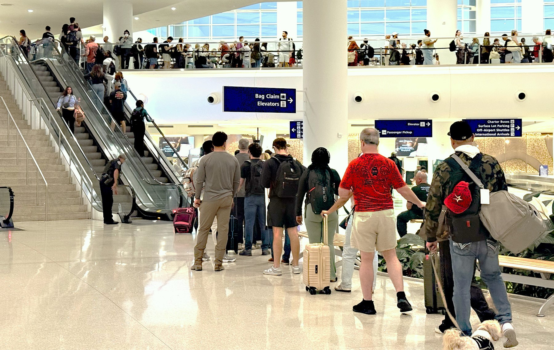 ICE agents are assisting TSA agents at airports throughout the United States due to DHS shutdown