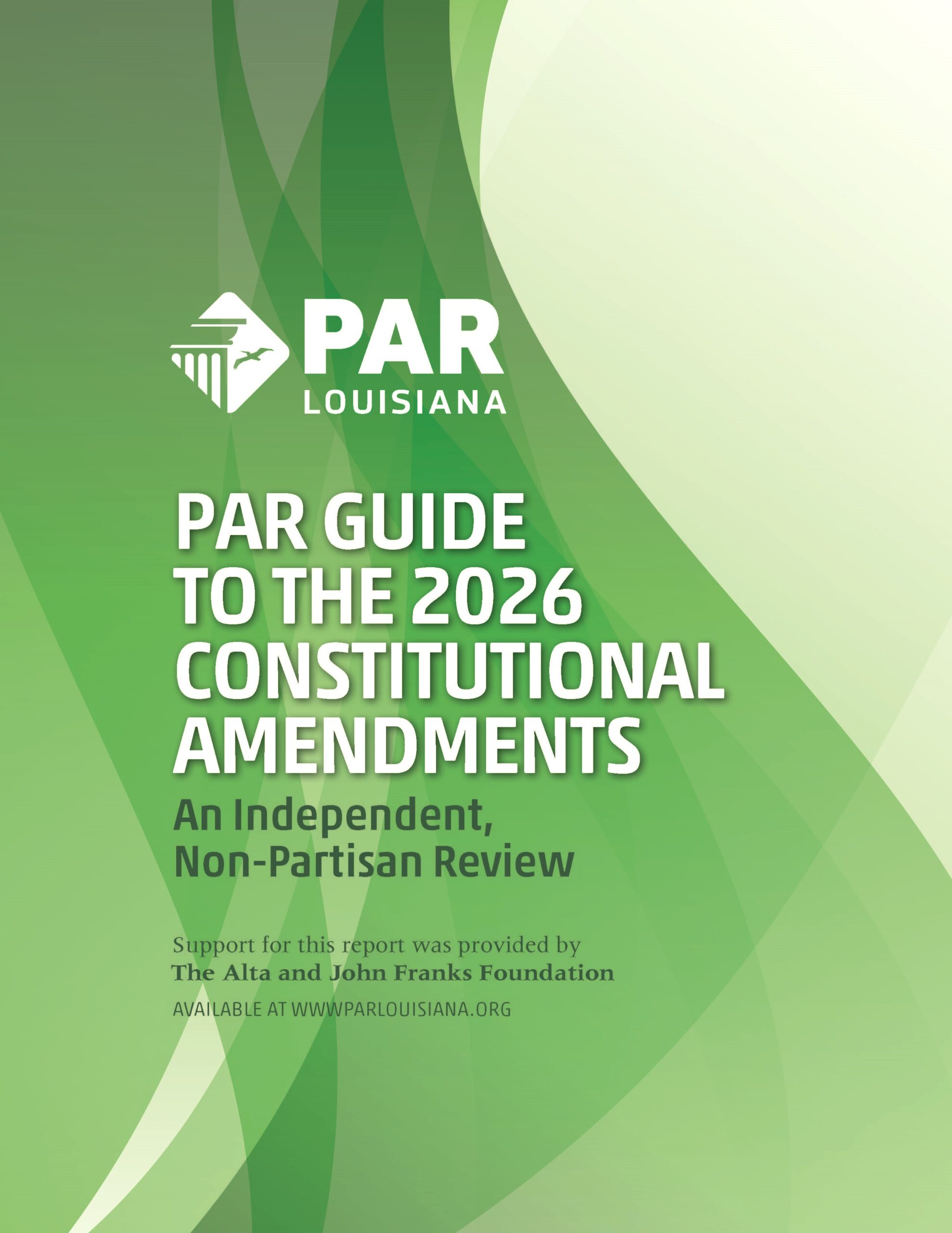 Proposed Amendment concerning teacher pay raises highlighted in PAR Louisiana 2026 Constitutional Amendment Guide