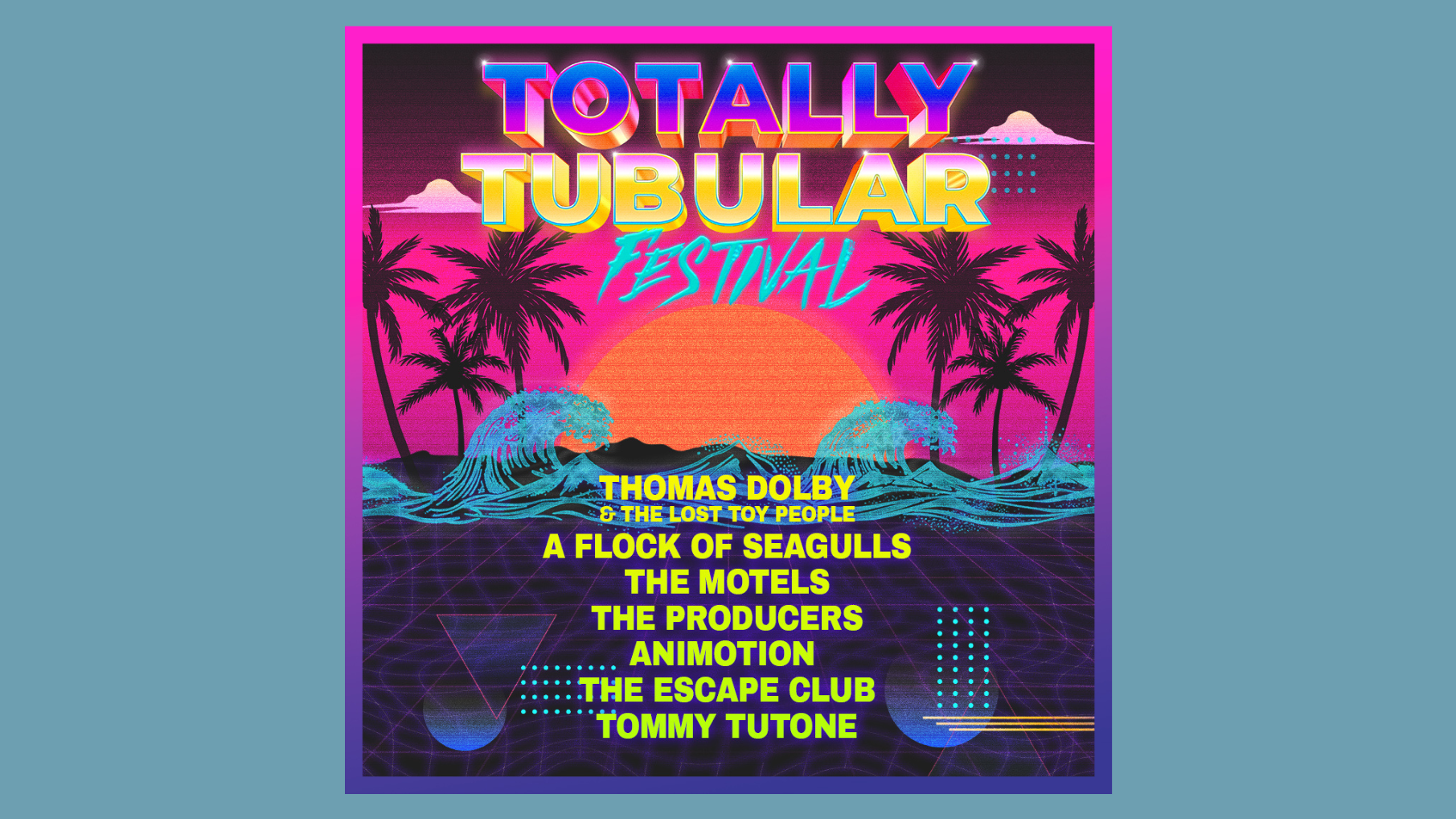 Totally Tubular Festival returns for a third year with Thomas Dolby, A Flock of Seagulls and more