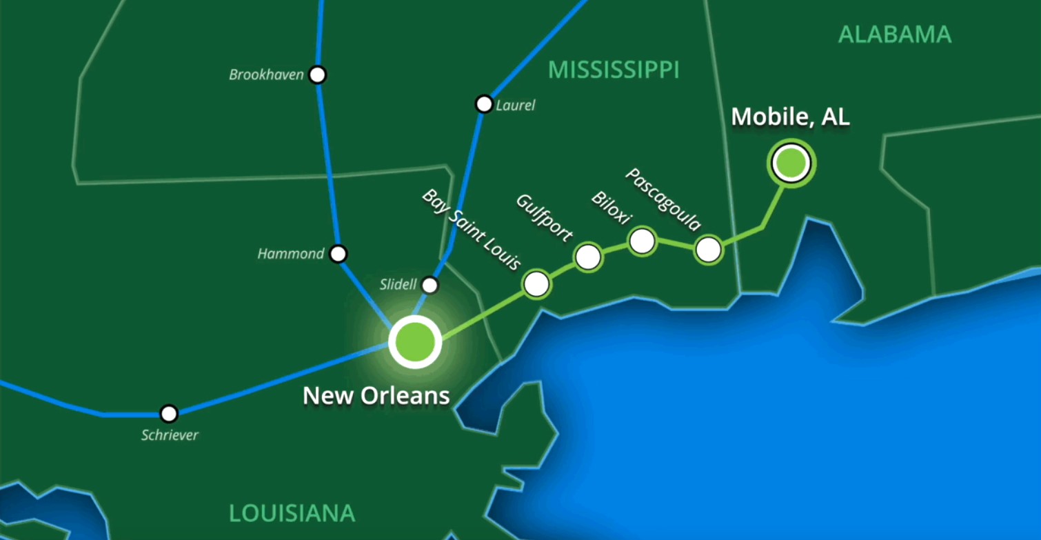 Amtrak’s Mardi Gras train service between New Orleans and Mobile deemed huge success