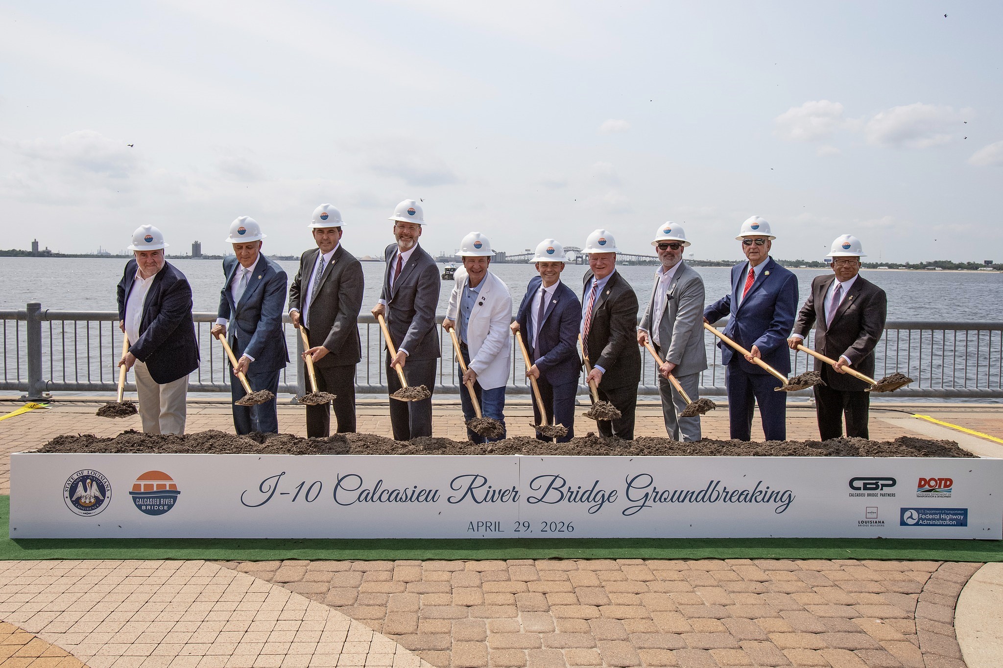 Groundbreaking ceremony heralds start of I-10 Calcasieu River Bridge project in Lake Charles