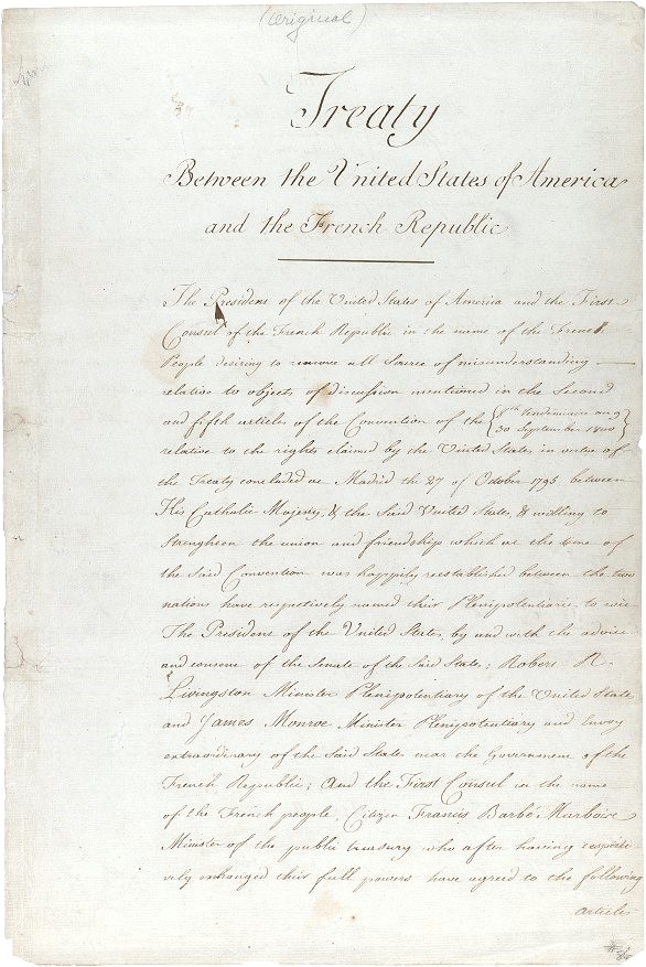 Historic Louisiana Purchase document to be displayed in Baton Rouge for a limited time