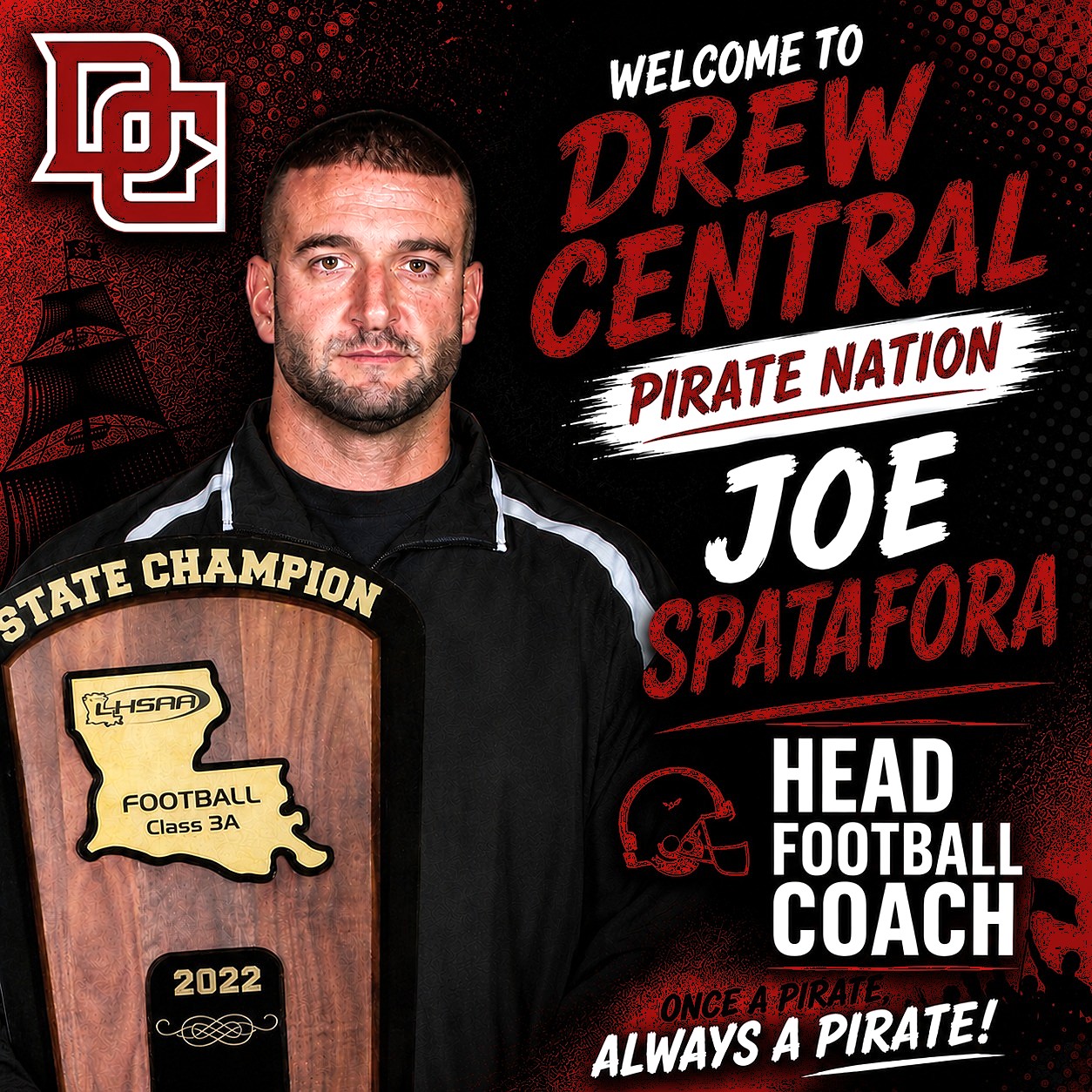 Championship-winning football coach Joe Spatafora leaving Union Parish High School for new job in Arkansas