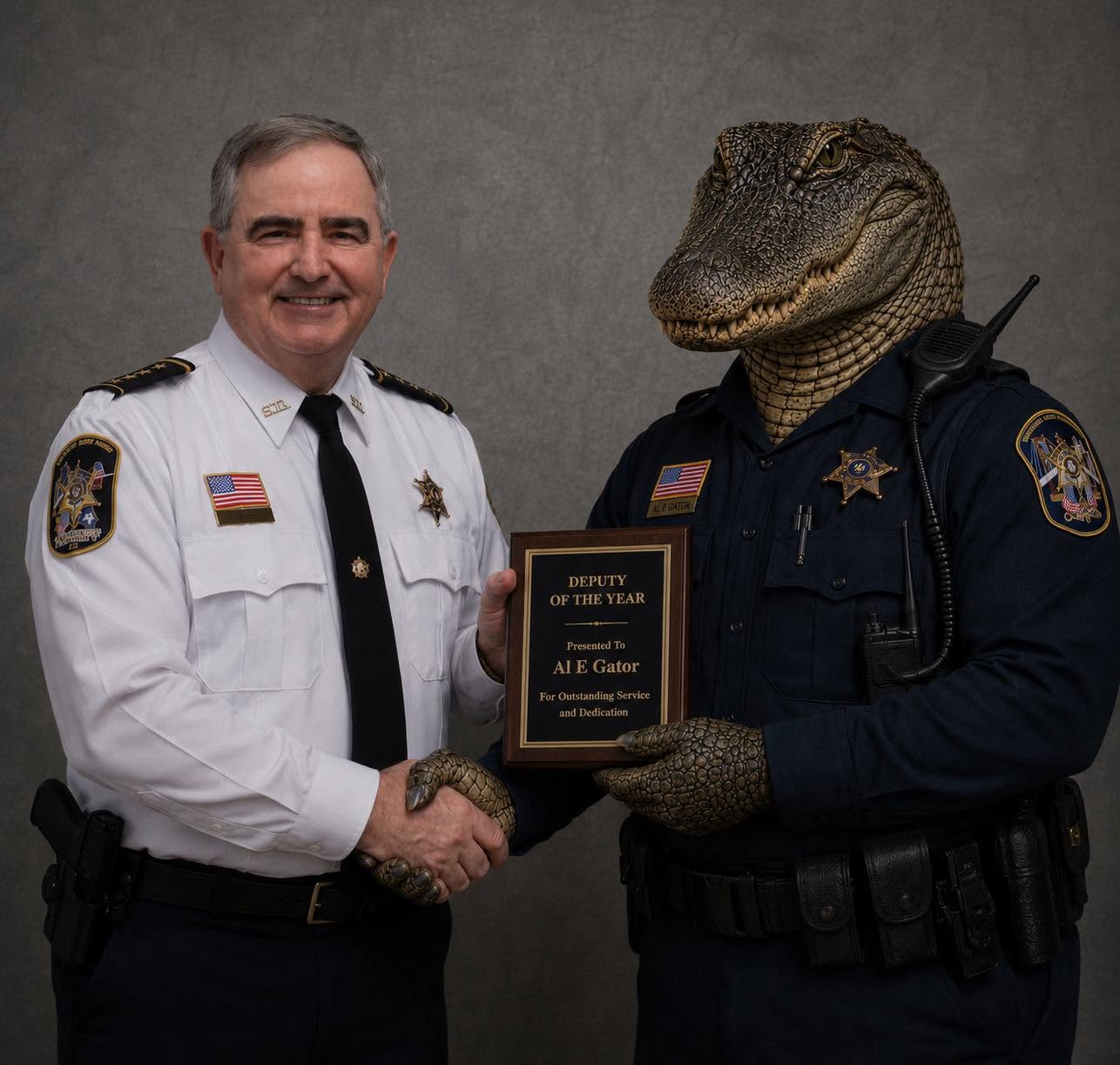 Alligator helps LSP arrest fleeing suspect
