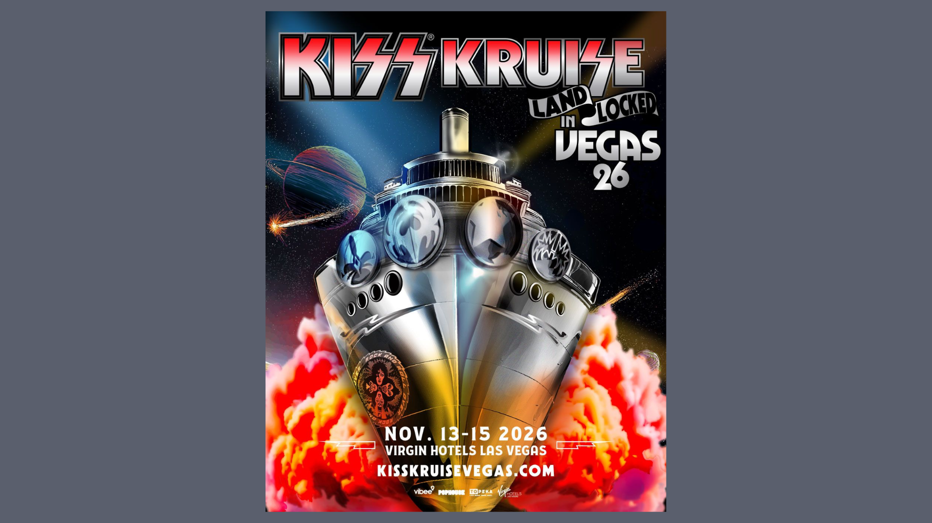 KISS reveals details of Ace Frehley tribute at KISS Kruise: Land-locked in Vegas