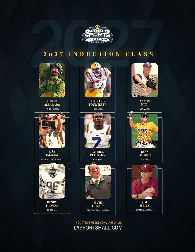 Former LSU Tigers Leonard Fournette, Patrick Peterson headline Louisiana Sports Hall of Fame Class of 2027