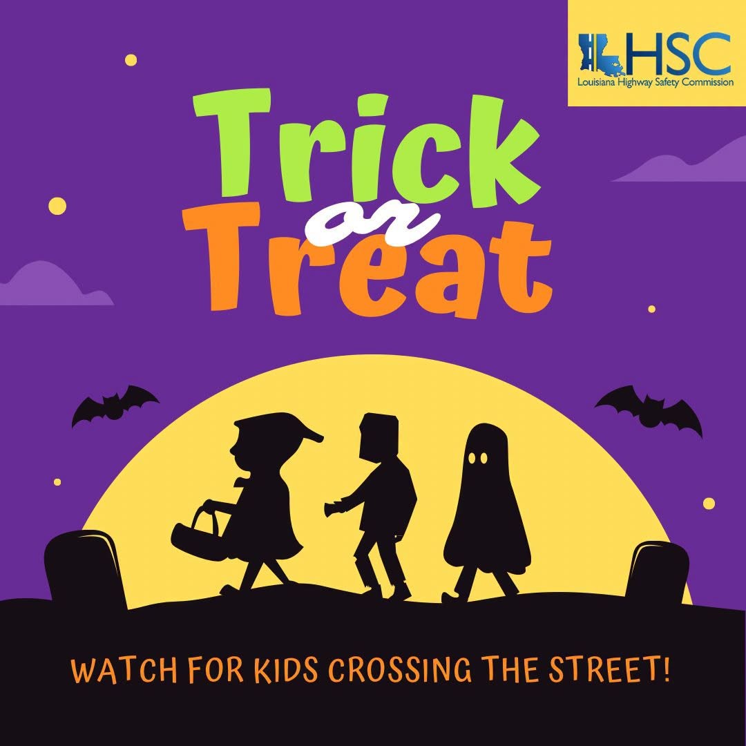 Louisiana Highway Safety Commission offers safety tips for upcoming Halloween weekend